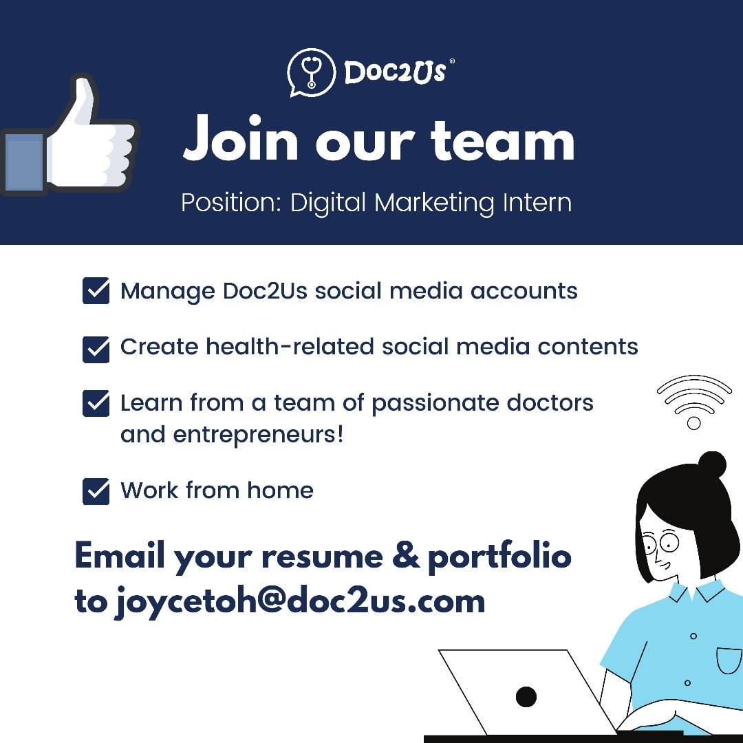 DOC2US - WE'RE HIRING! 😍 At Doc2Us, we envision ourselves... | Facebook