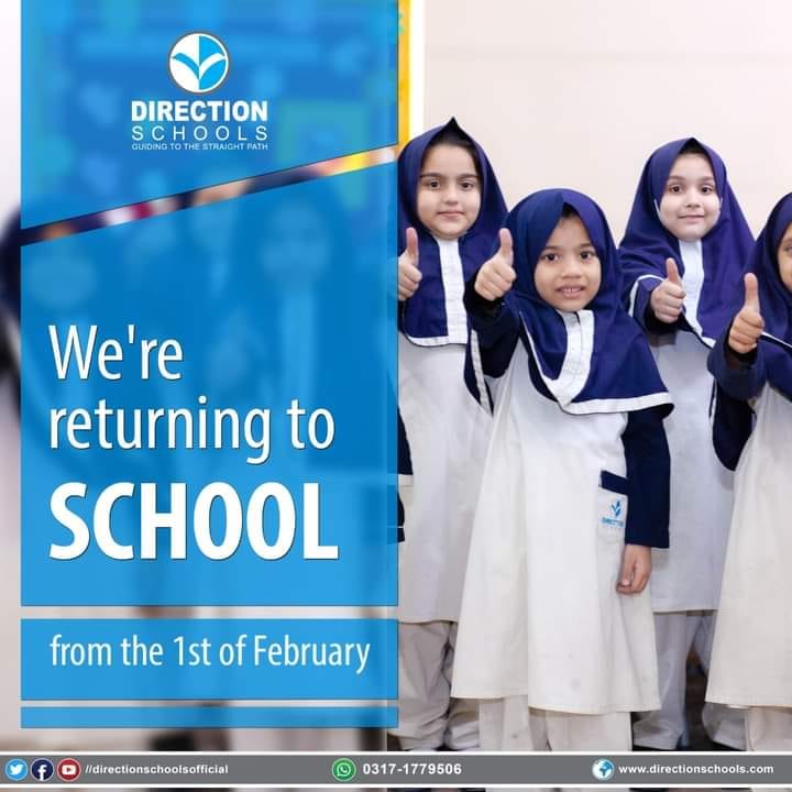 Direction... - Direction School Samanabad Campus Faisalabad