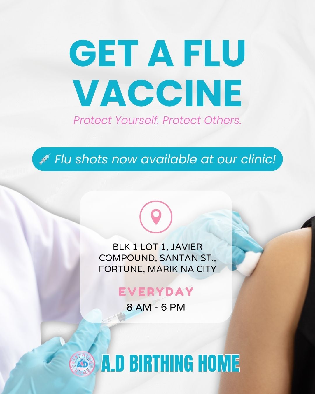 A.D - 🛡️ Flu season is here. Time to protect yourself! 💉 Flu vaccines ...