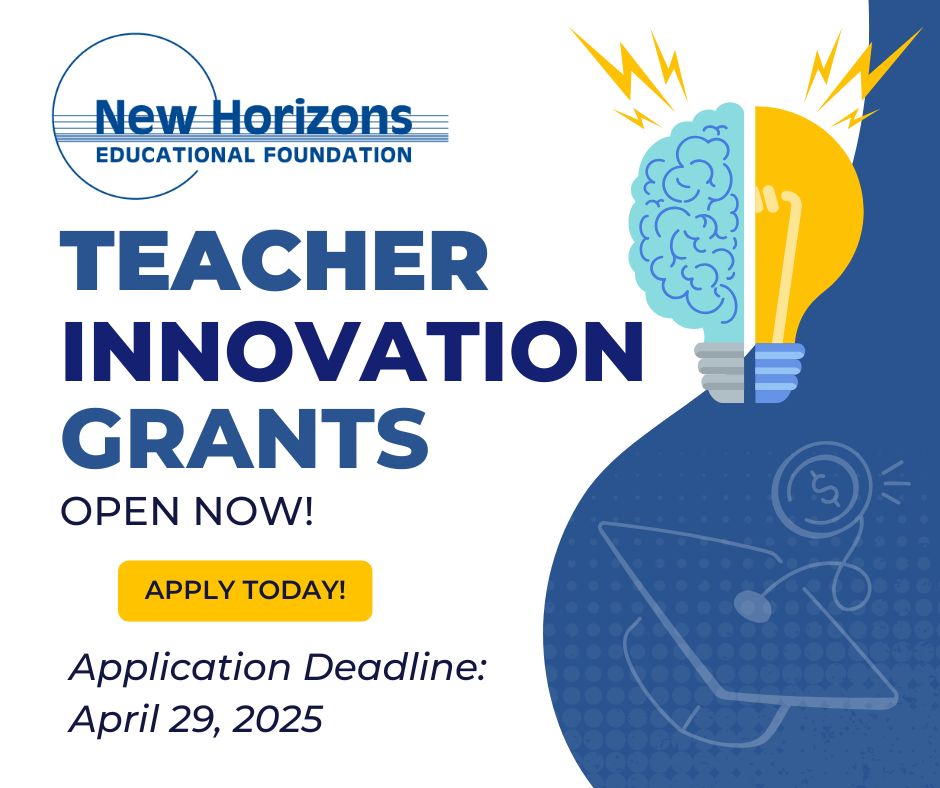 New - 📢 Attention New Horizons Teachers! 📢 The Teacher Innovation Grant ...