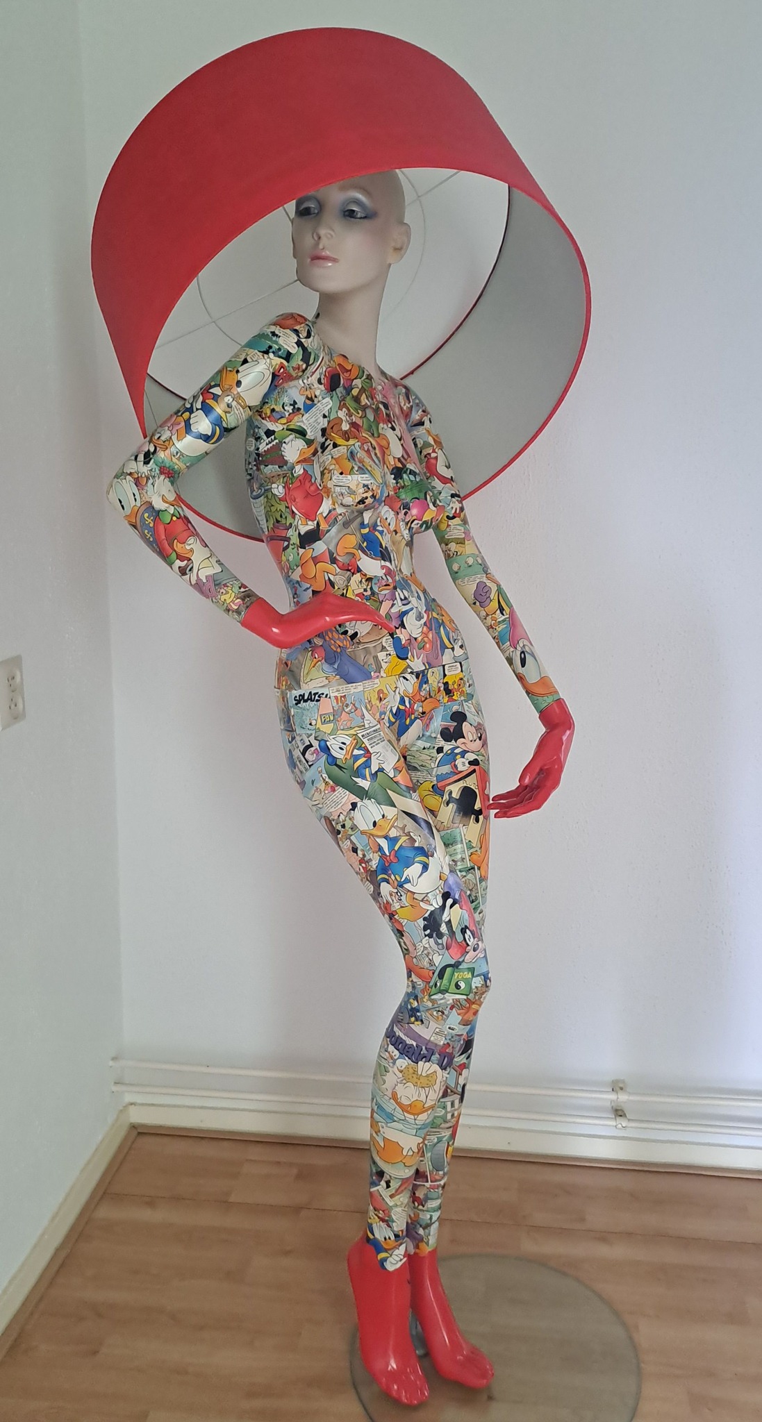 Upcycling Art Vintage Hindsgaul Full size female Mannequin