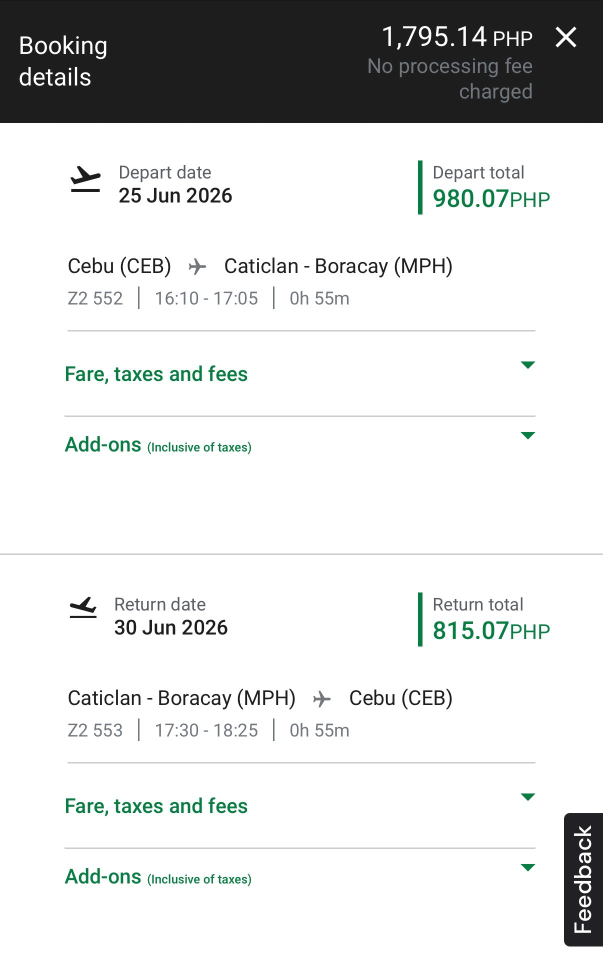 flights from manila to caticlan boracay