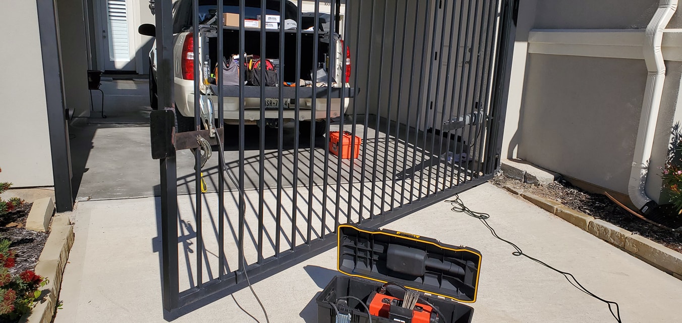 We installed an electric lock for a... - The Gate Gurus LLC