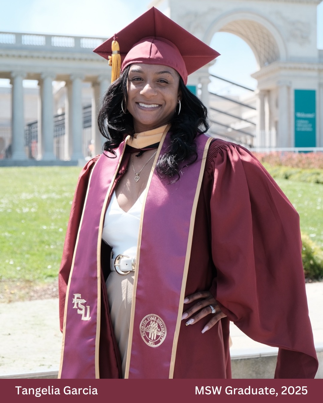garnet graduation dress Highlight! 🌟🎓 Here are a few of our incredible Spring 2025 graduates: Tangelia Garcia, Celina Gonzalez, Rosa Gretschka, and Kristina Halstead degree types of graduation gowns