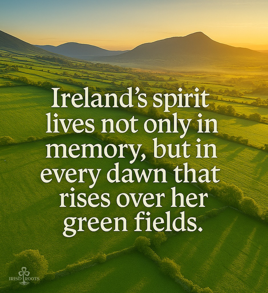 Irish - 🌄 Ireland’s spirit lives not only in memory, but in every dawn ...