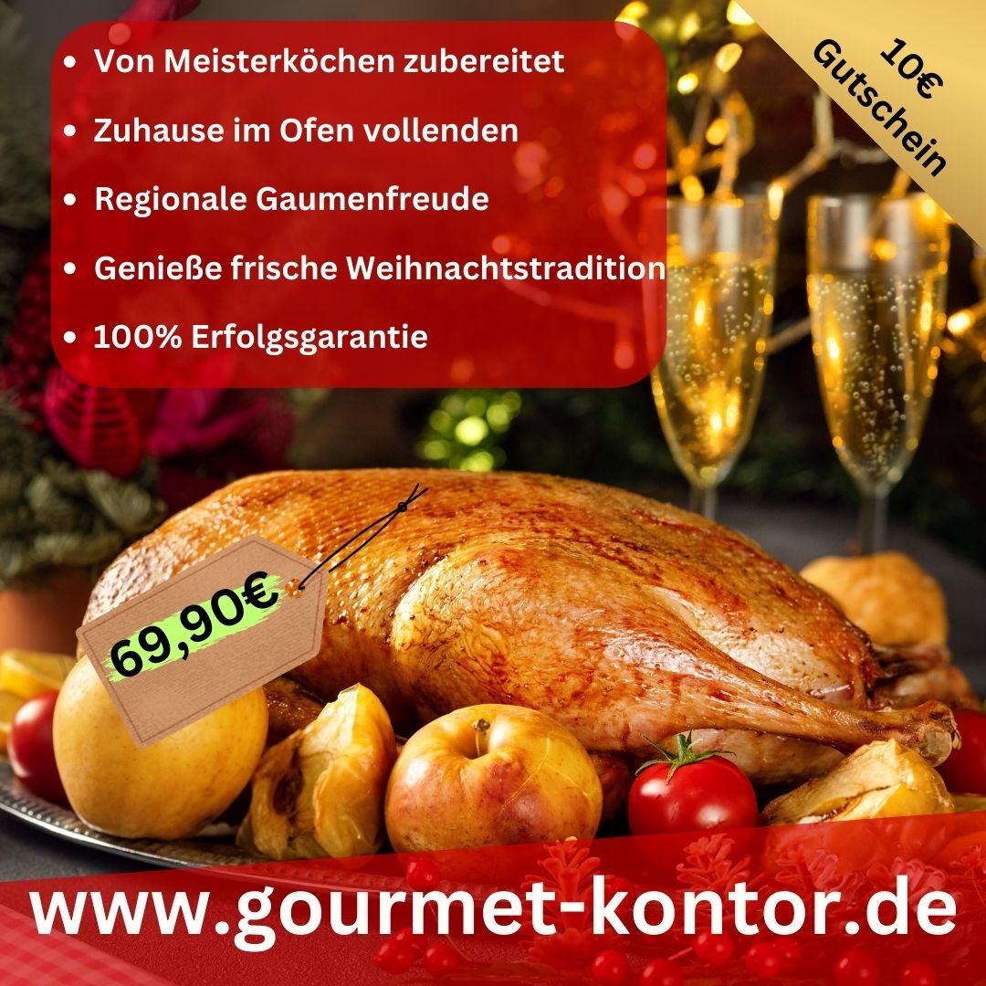 Nur noch bis morgen um 9 Uhr bestellen! 😱 Aufgrund der hohen Nachfrage verlängern wir das Bestellfenster noch bis morgen früh! Küchenmeister Marcus Wrobel bereitet Euer Weihnachtsgericht vor, Ihr vollendet es nur