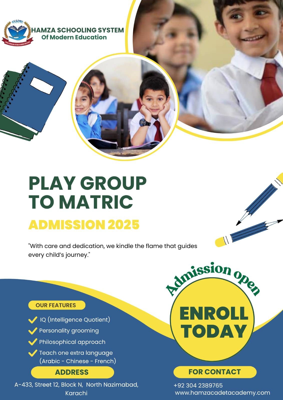 Hamza Schooling System | Karachi
