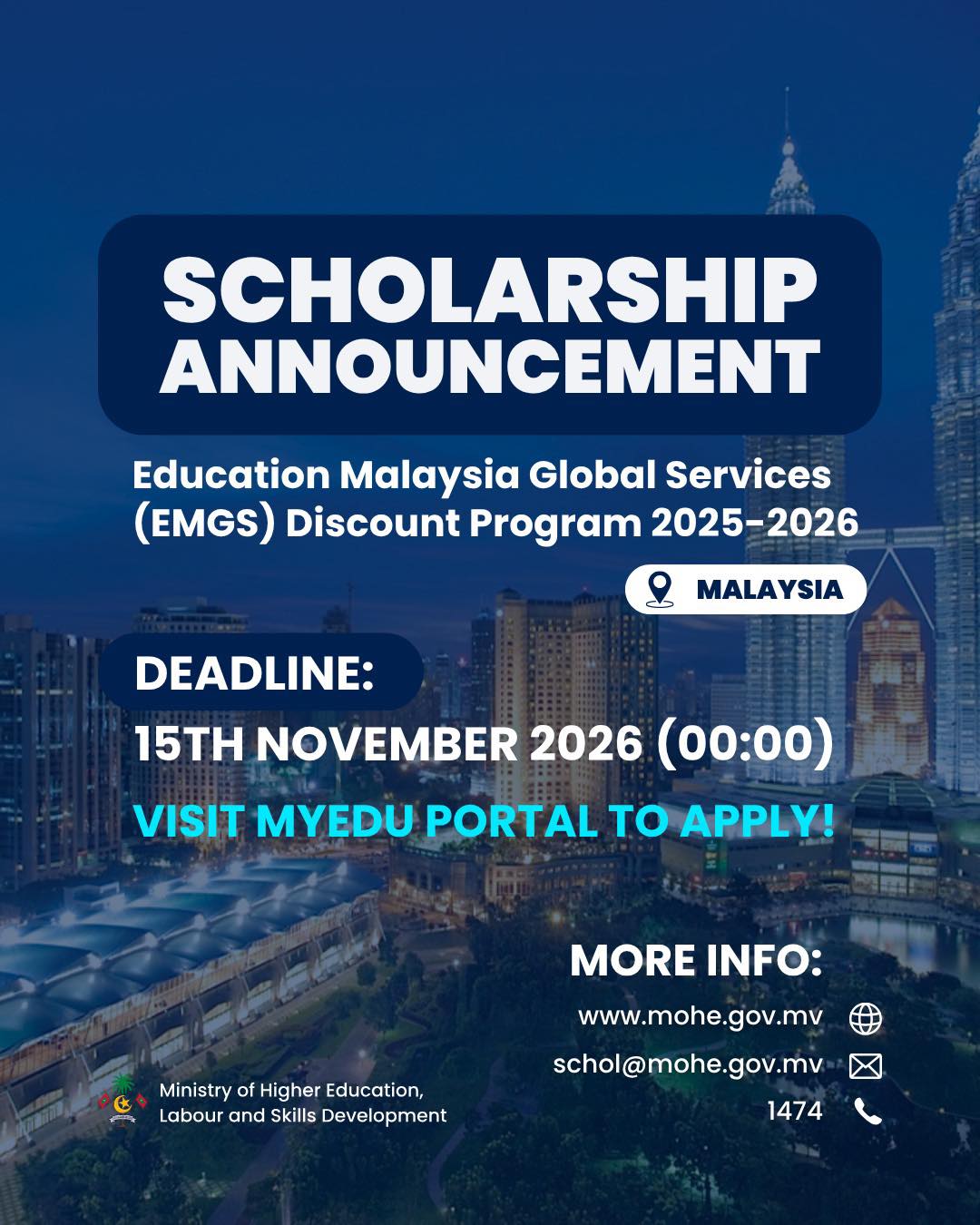 Ministry - Applications are now open for the EMGS Discount Program 2025 ...