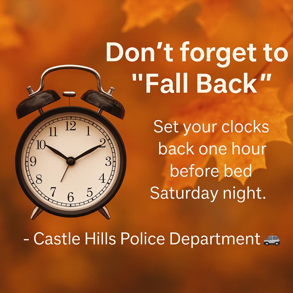 Castle - ⏰ Don’t forget to “Fall Back” this weekend! Set your clocks ...