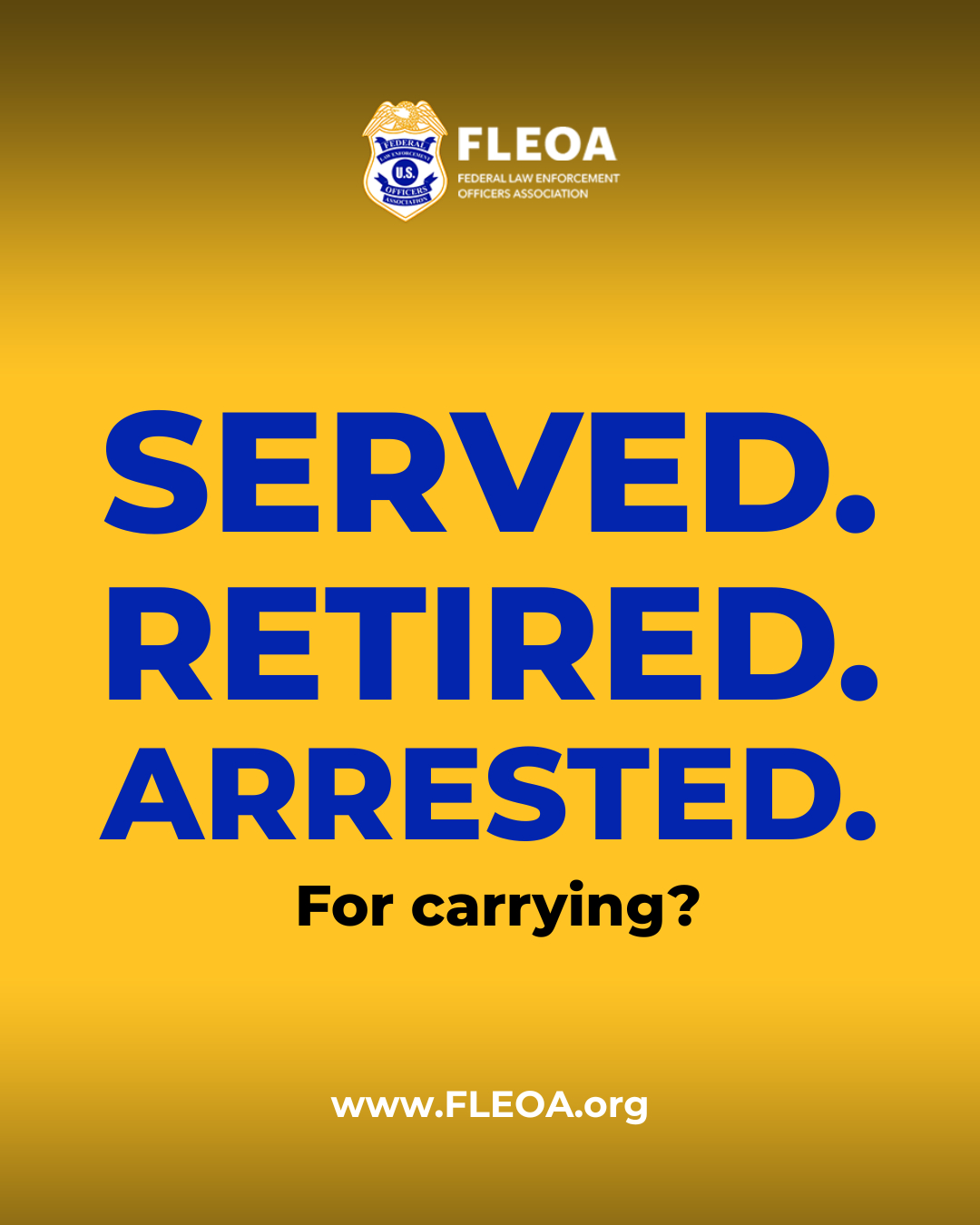 A retired... - Federal Law Enforcement Officers Association | Facebook