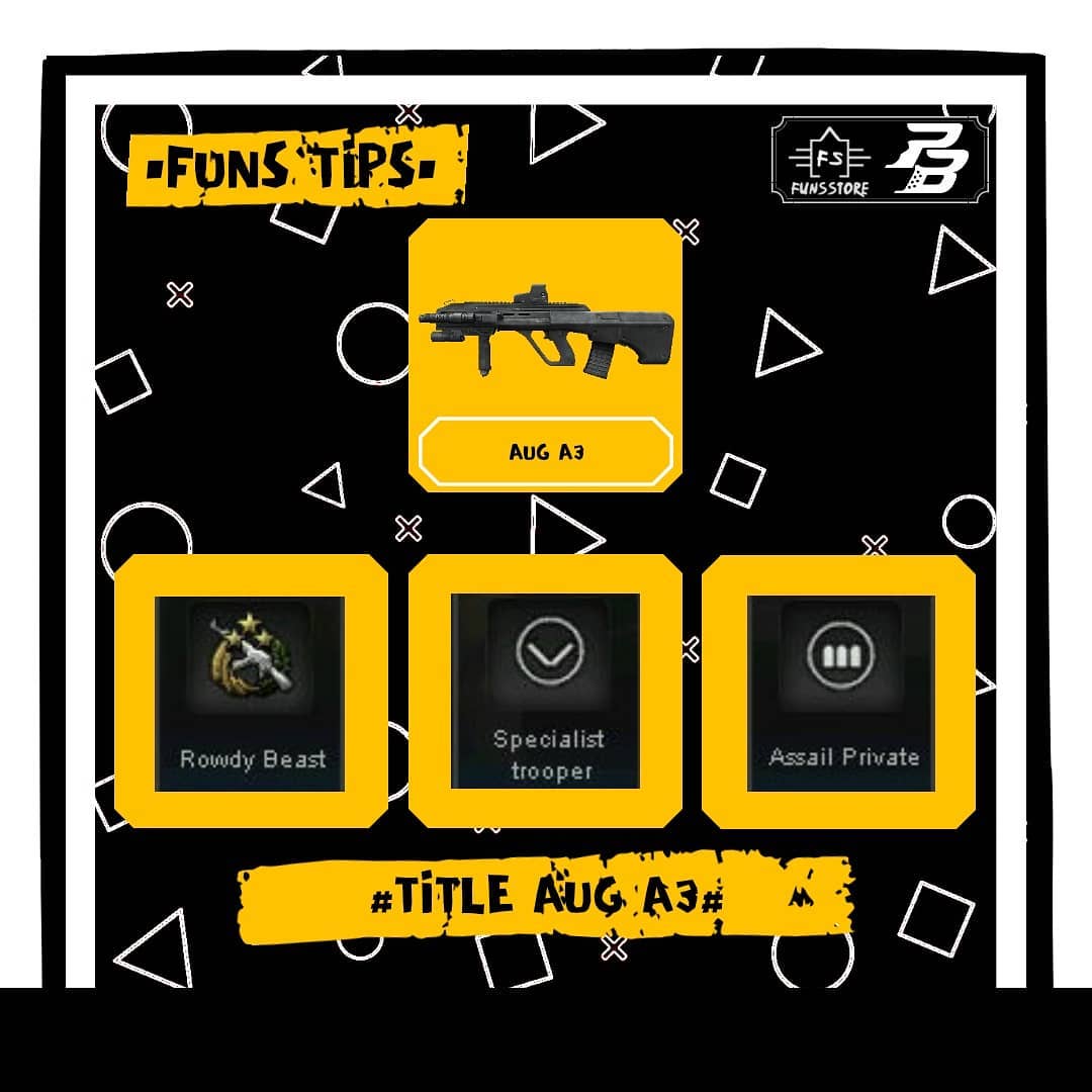 FansStore Official - AUG A3 merupakan senjata berjenis assault rifle ...