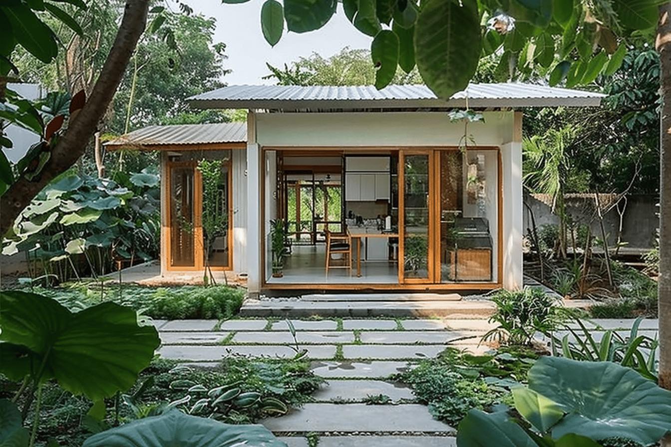 ไอเดียบ้านหลังเล็กๆ กลางธรรมชาติ... - แบบบ้านในฝันไอเดีย