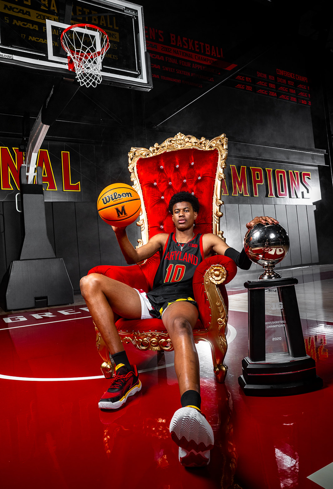 Maryland - Five-star forward Baba Oladotun on his official visit to ...