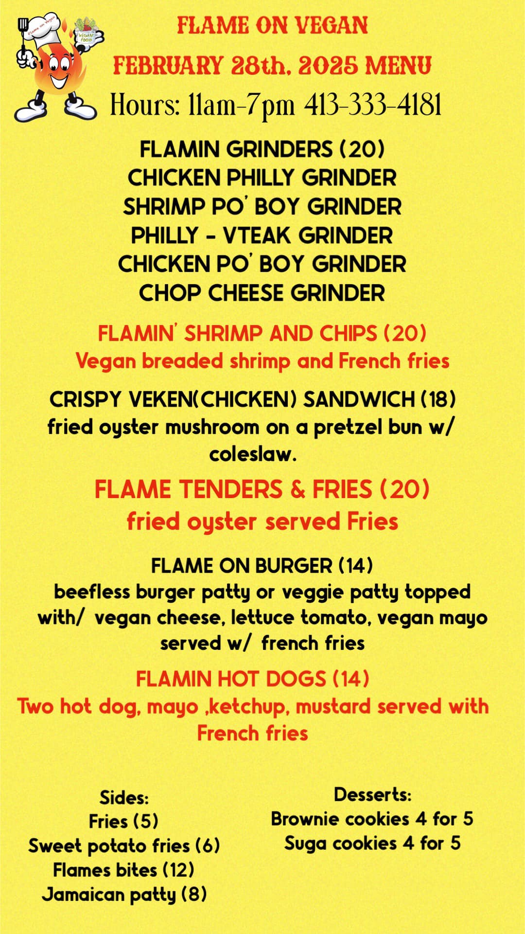 Flame On Vegan | Springfield MA