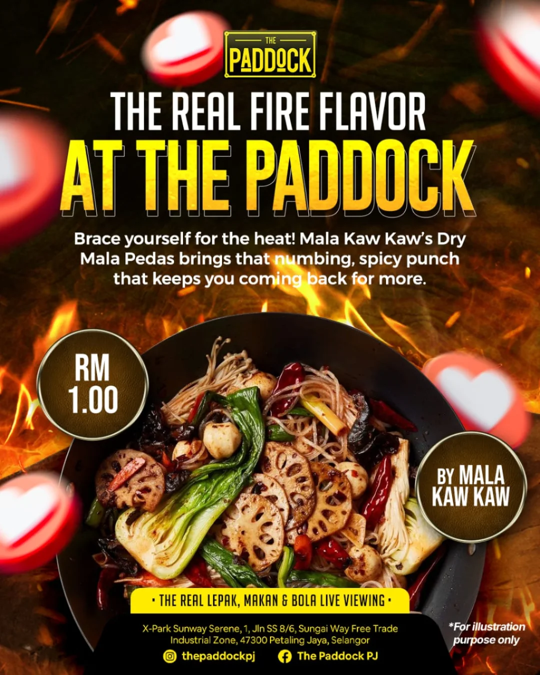 The Paddock PJ - THE REAL FIRE FLAVOR AT THE PADDOCK 🔥... | Facebook