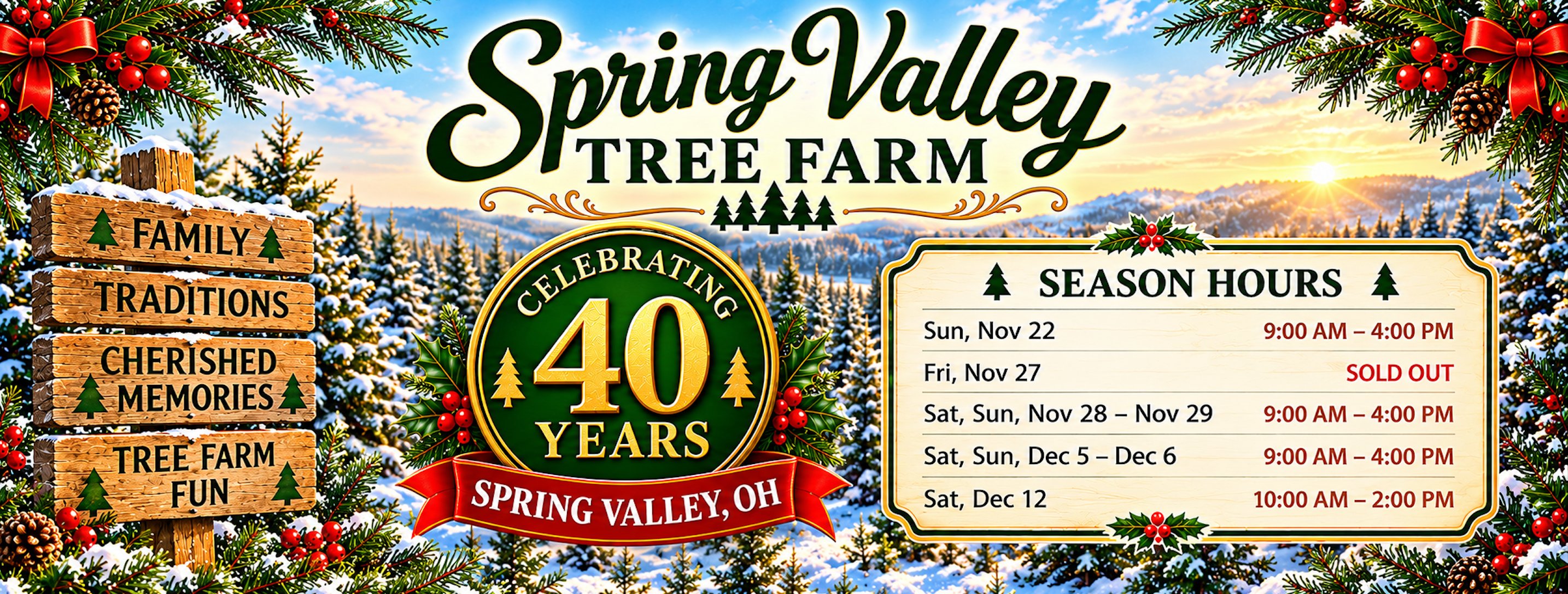 Spring Valley Tree Farm Ohio | Spring Valley OH