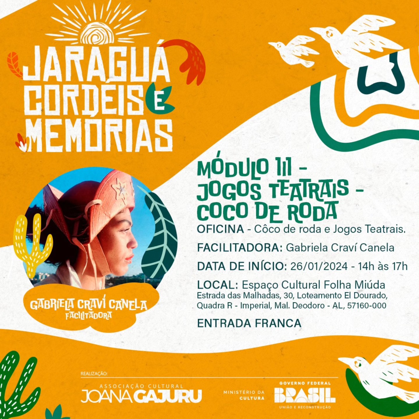 Joana - 🎭💃 Oficina de Coco de Roda e Jogos Teatrais – Vem se jogar ...