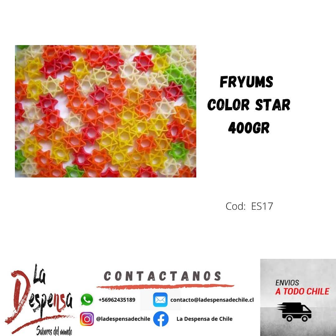 FRYUMS COLOR STAR 400g #indianfood... - La Despensa de Chile | Facebook