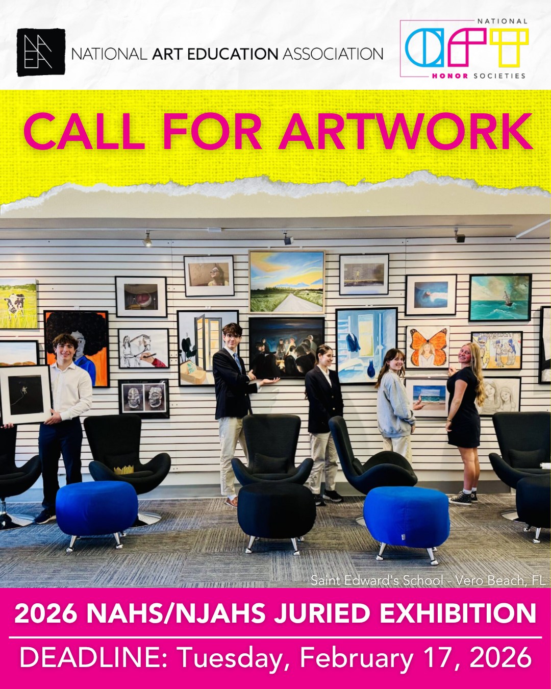 NAHS - Announcing the New NAHS Logo Design! The new National Art Honor ...