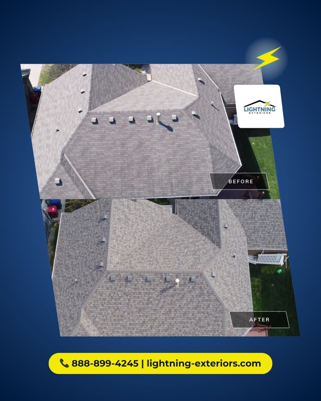 Lightning - Before After: The Lightning Exteriors transformation! What ...