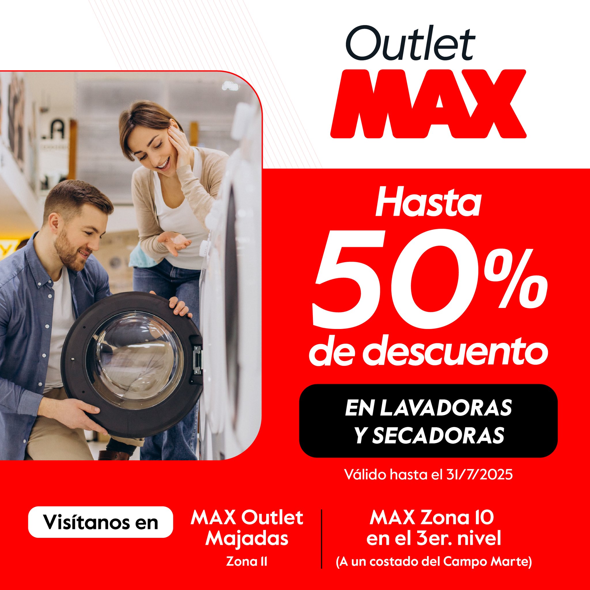 Tiendas MAX - ¡En MAX Outlet hasta 50% de descuento en... | Facebook