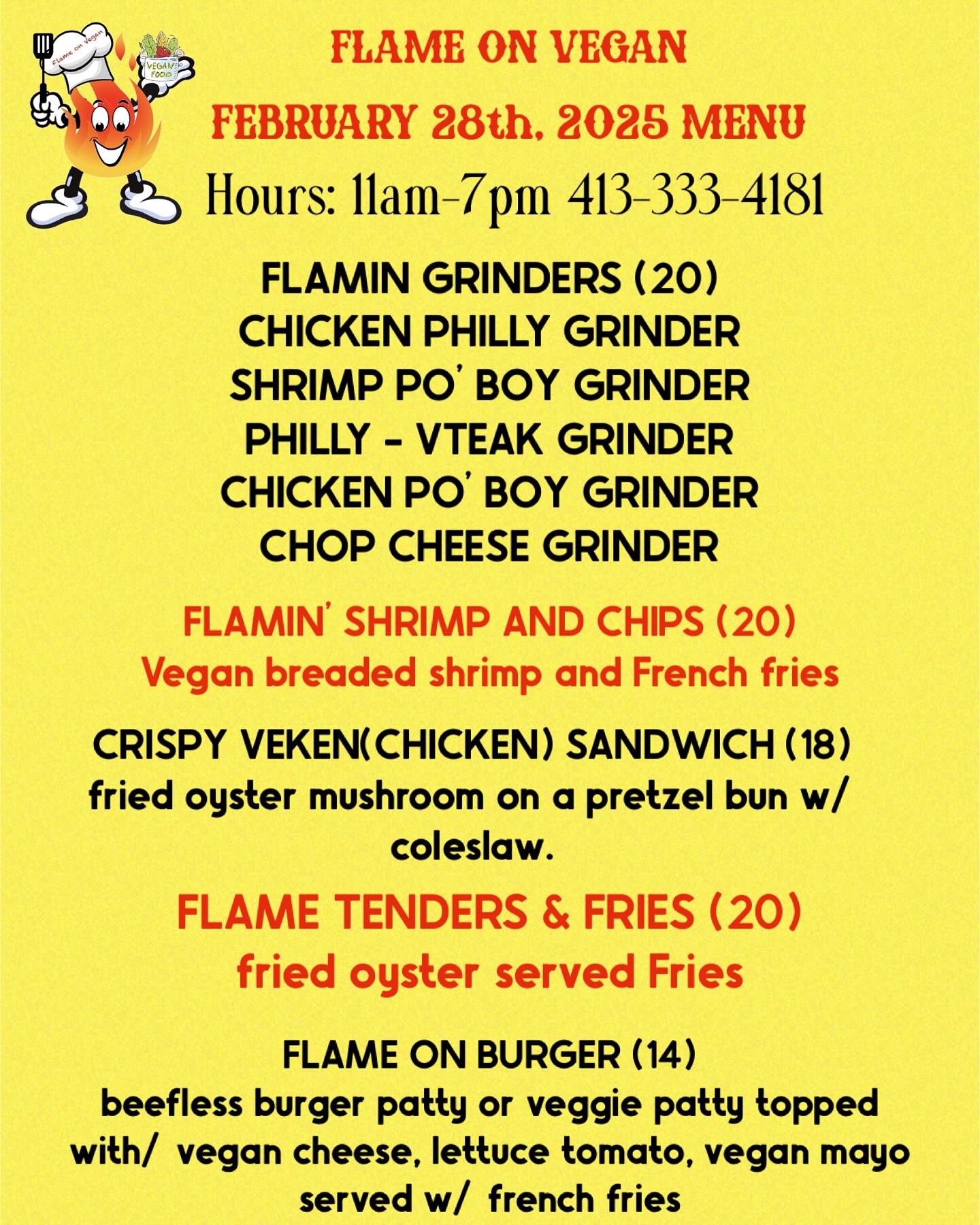 Flame On Vegan | Springfield MA