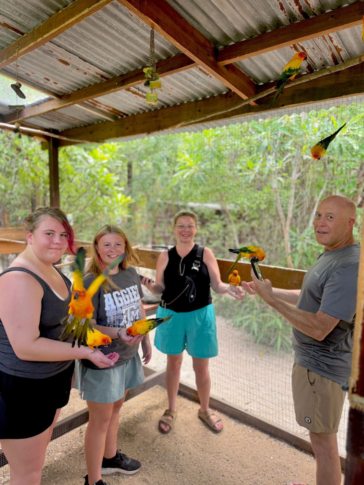 Beautiful view of Parrot Sanctuary With Large Viewing Area