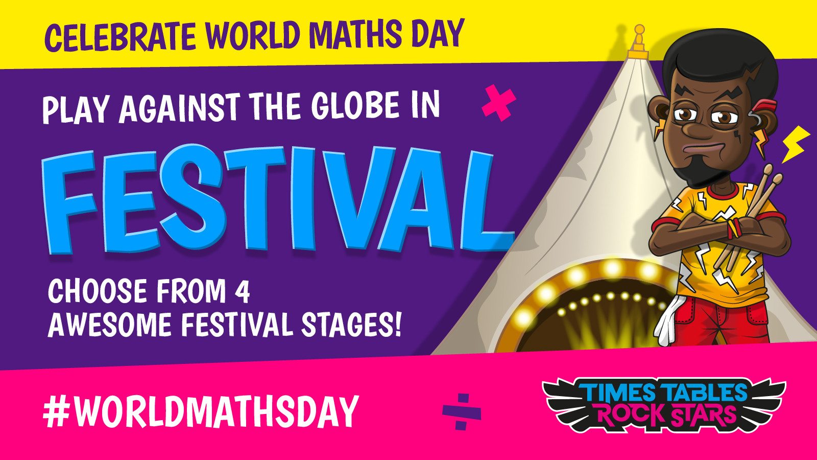 🌍 Happy World Maths Day! 🎉... - Times Tables Rock Stars | Facebook