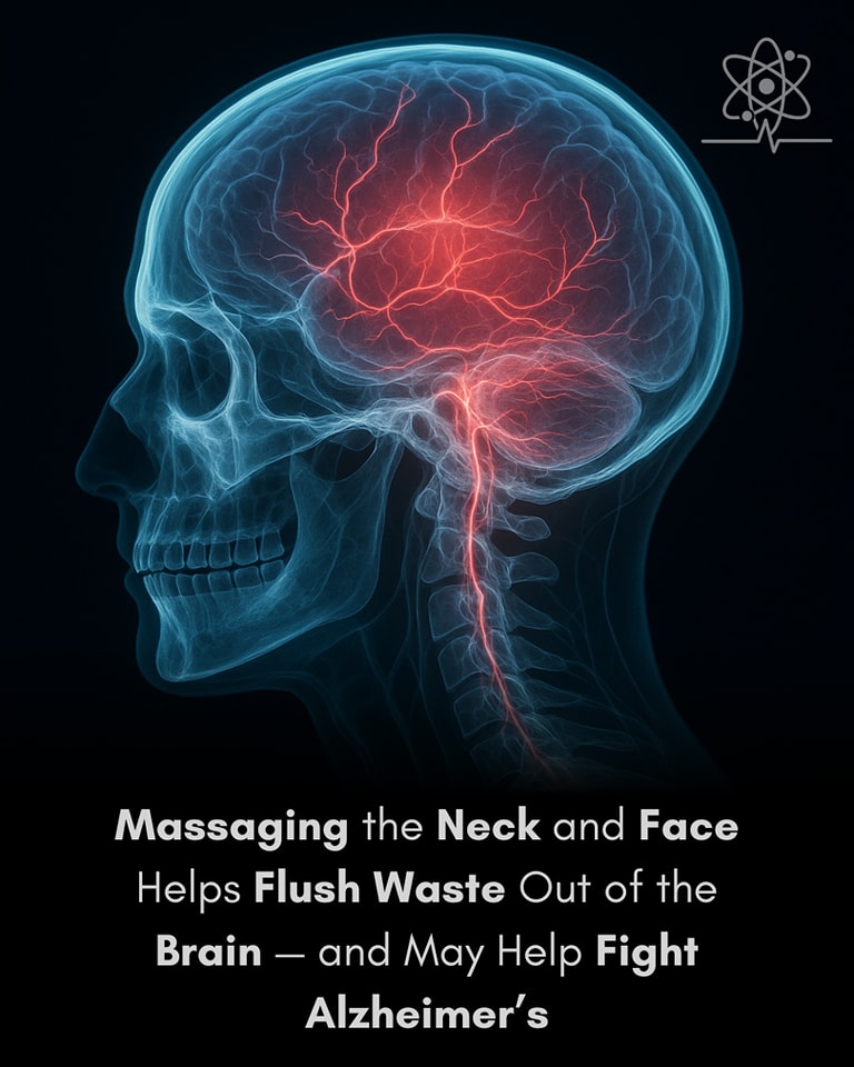 Science - Massaging the neck and face may help flush waste out of the ...
