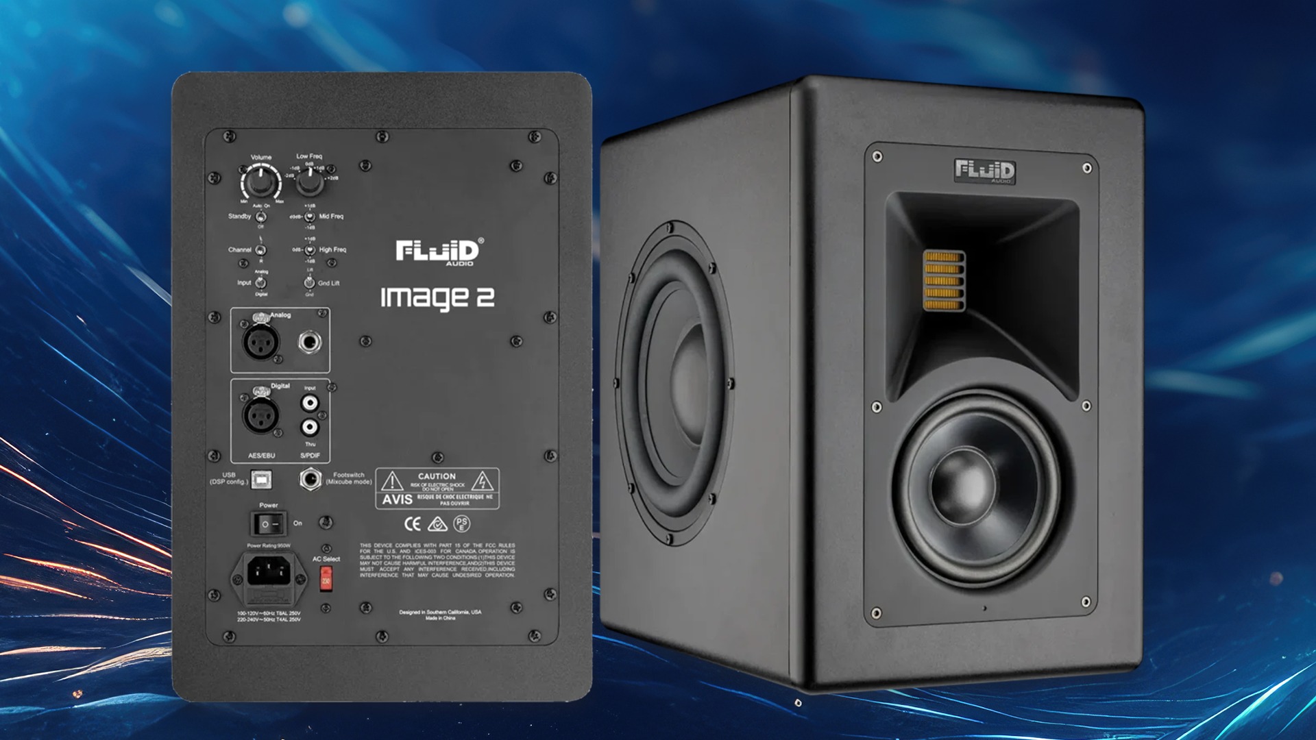 The Fluid Audio Image 1 from Fluid Audio is a quad-amplified 3-way