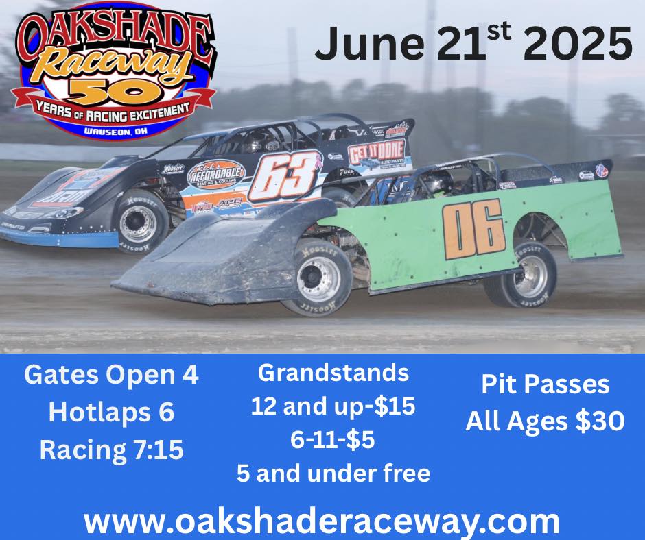 Oakshade Raceway | Wauseon OH