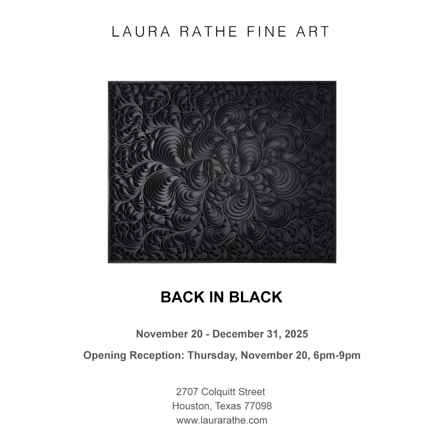 Houston - Laura Rathe Fine Art (LRFA) presents 