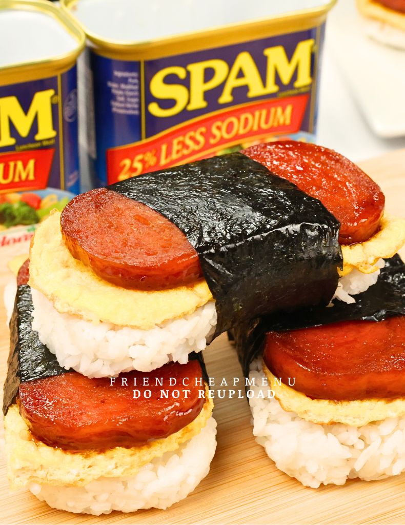 FriendCheap - SPAM MUSUBI Recipe Ingredients: 1 Can Spam (less sodium ...