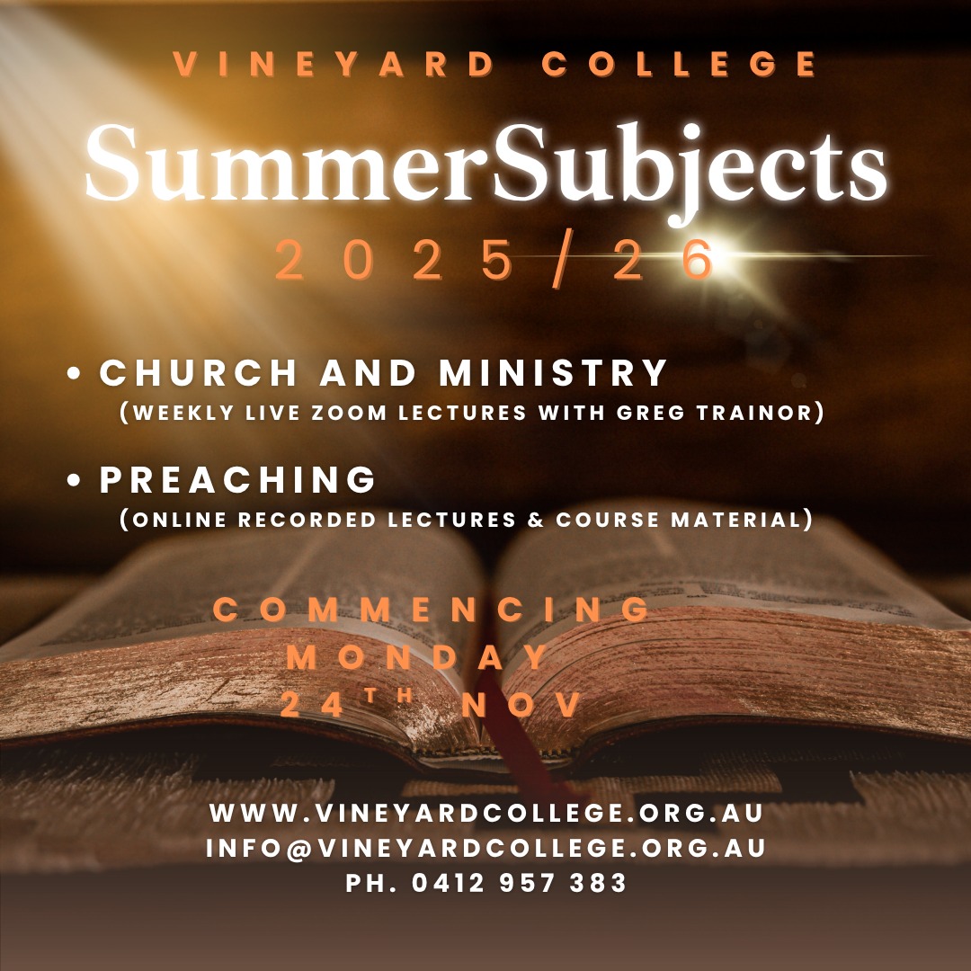Vineyard Churches Australia... - Vineyard Churches Australia