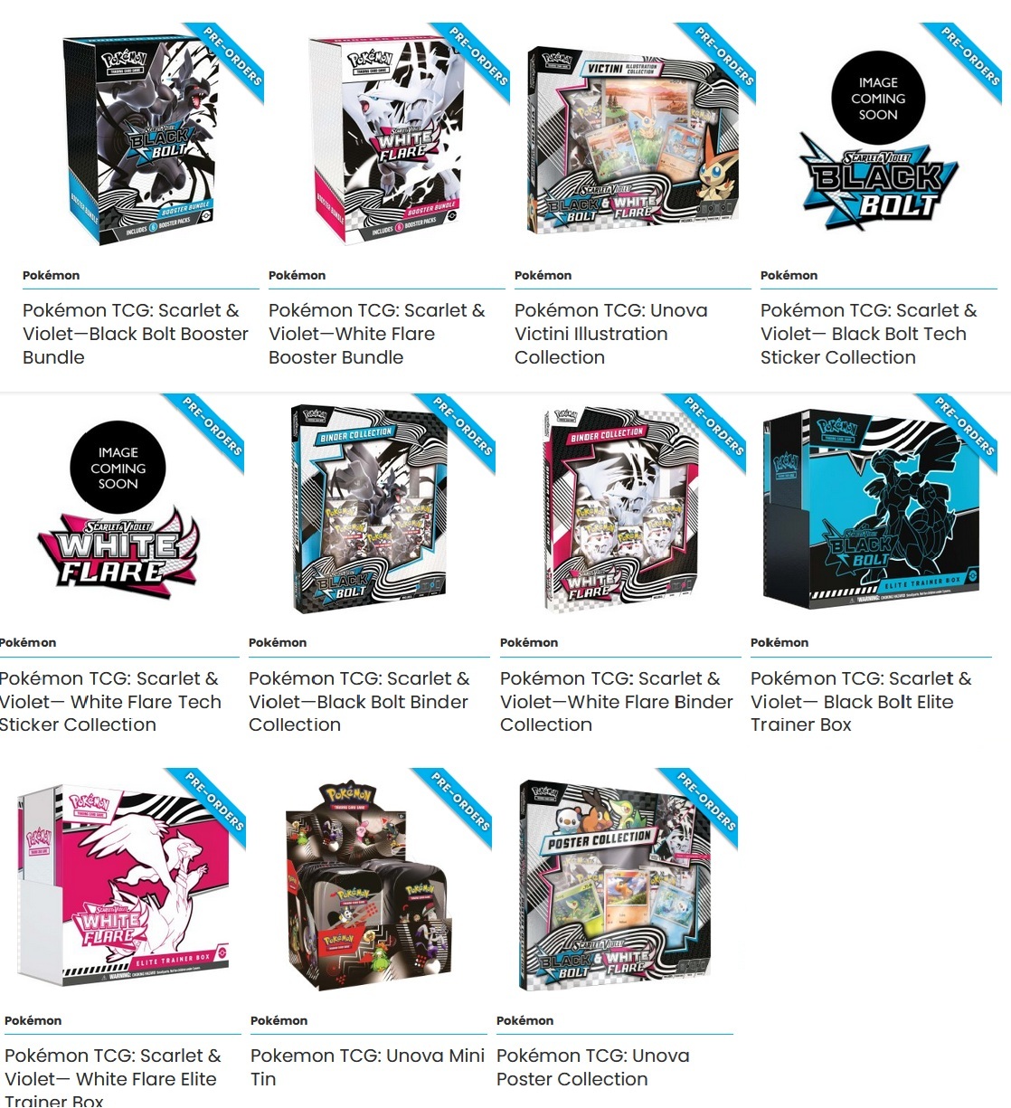 black bolt booster box pre order Pokemon TCG Scarlet & Violet 10.5 Bundle Set : Toys & Games PACK CONTENTS Black Bolt & White Flare