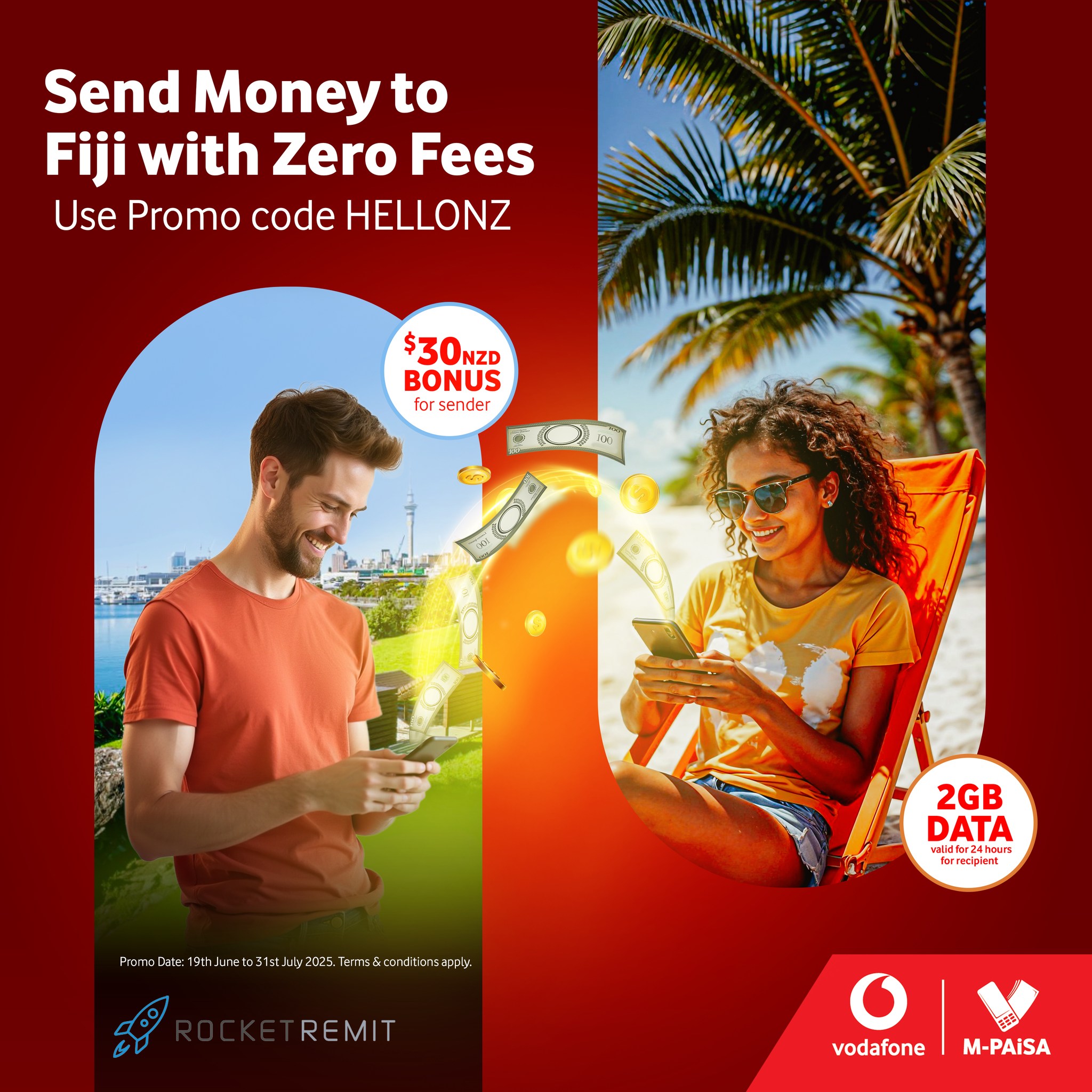 Vodafone - 🚀 Rocket Remit is now in New Zealand! 🇳🇿🌏 Send money home ...