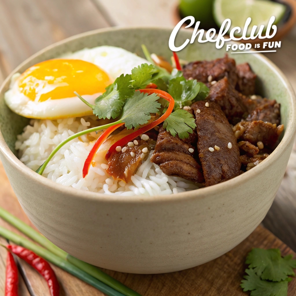 Chefclub - Explosion de saveurs avec le Riz thaï bœuf & œuf coulant 🥢🍳 ...