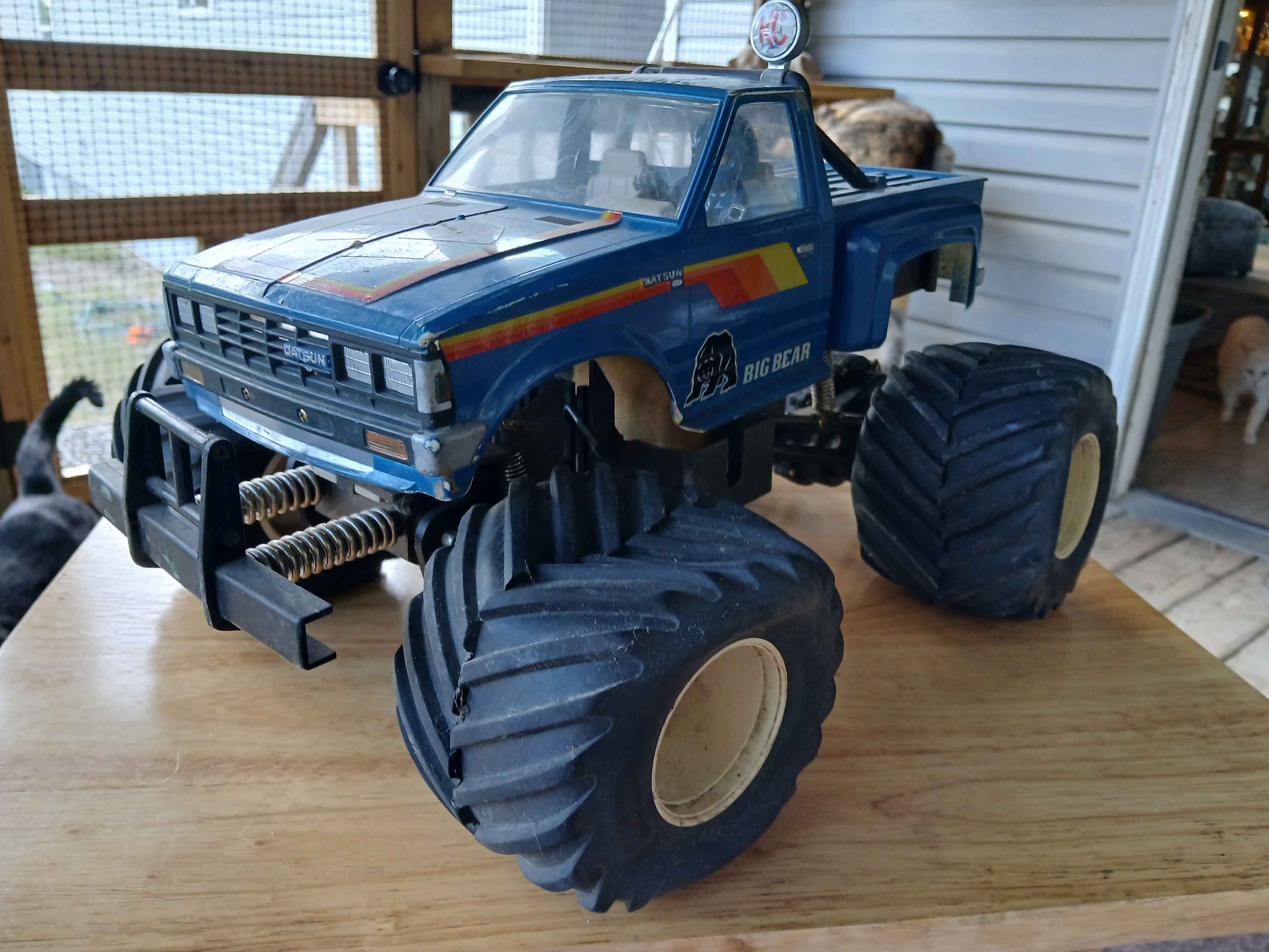 What's the value of a vintage Big Bear Datsun RC car kit?