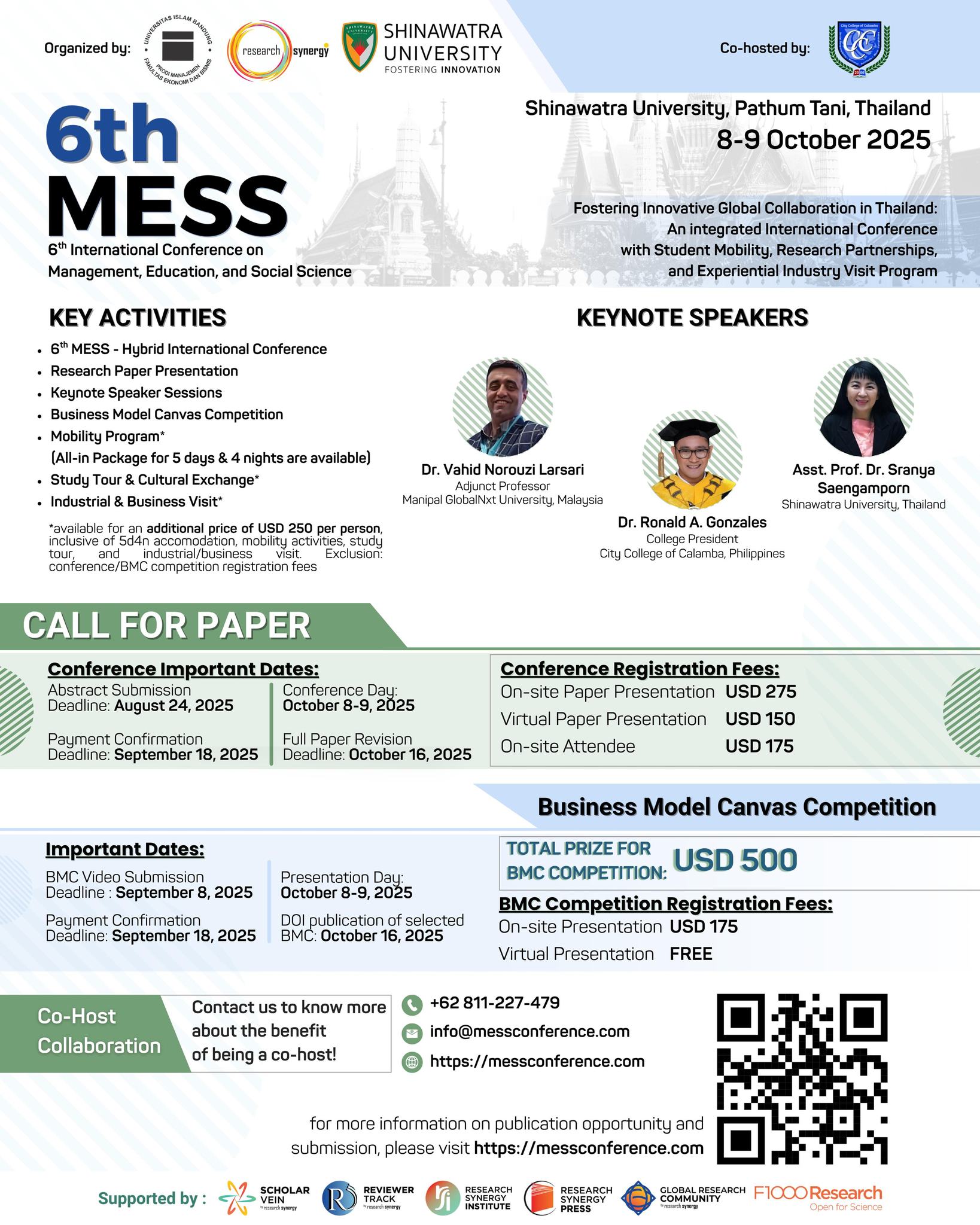 📣 6th MESS – CALL FOR... - Research Synergy Foundation | Facebook
