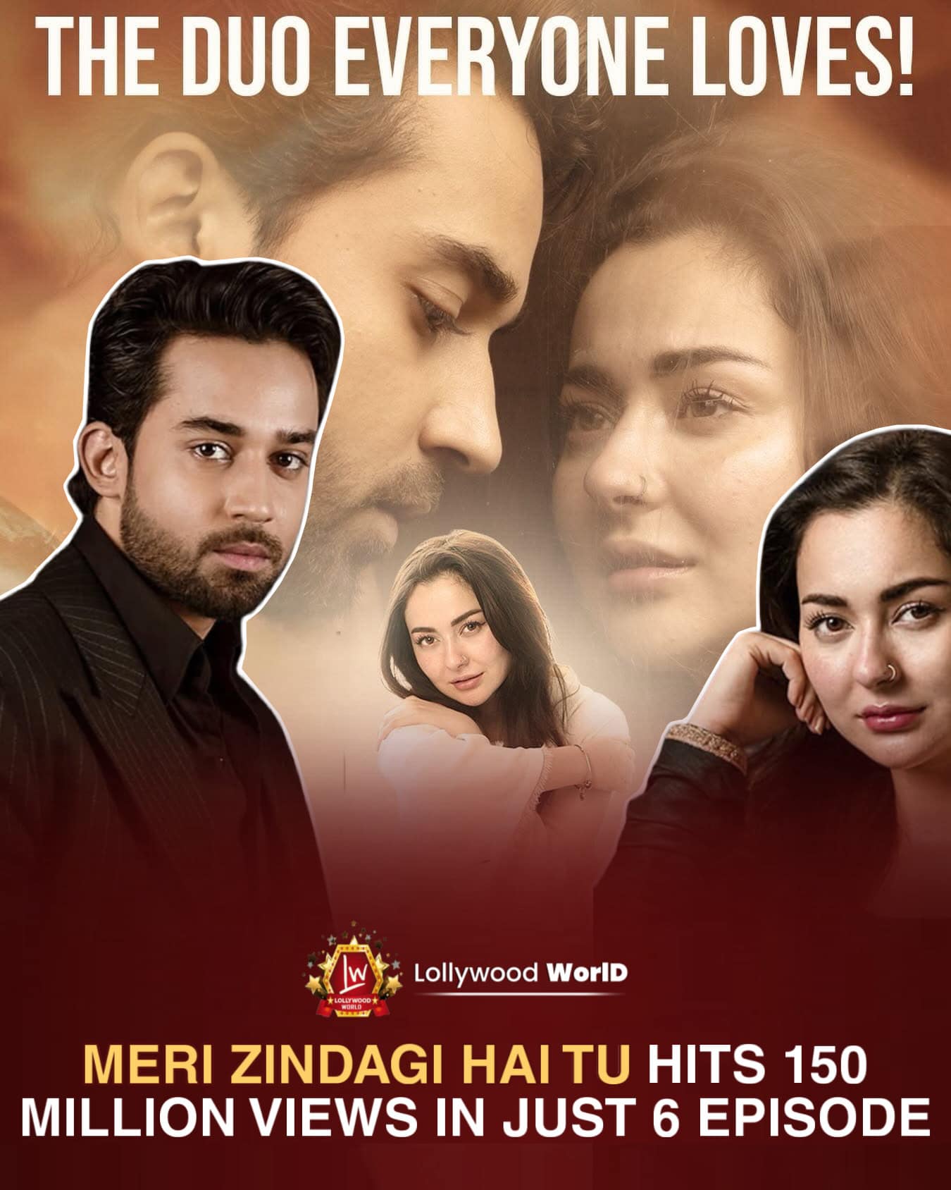 Lollywood - Drama serial Meri Zindagi Hai Tu hits 150 Million Views in ...