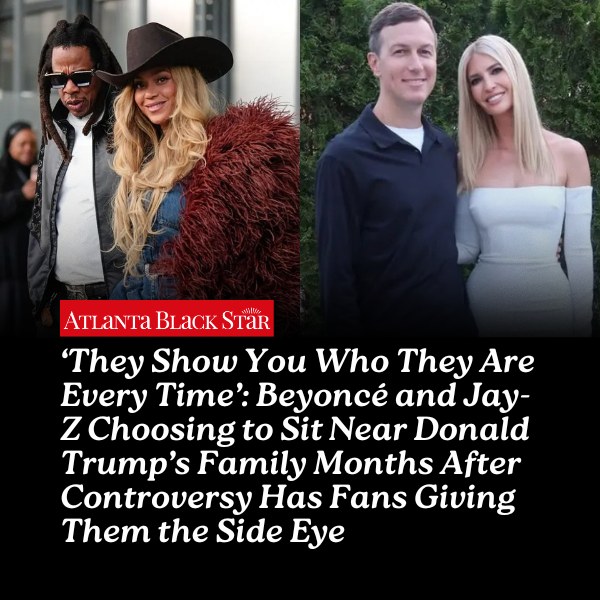 Atlanta - Beyoncé and Jay-Z sitting with Ivanka Trump and Jared Kushner ...