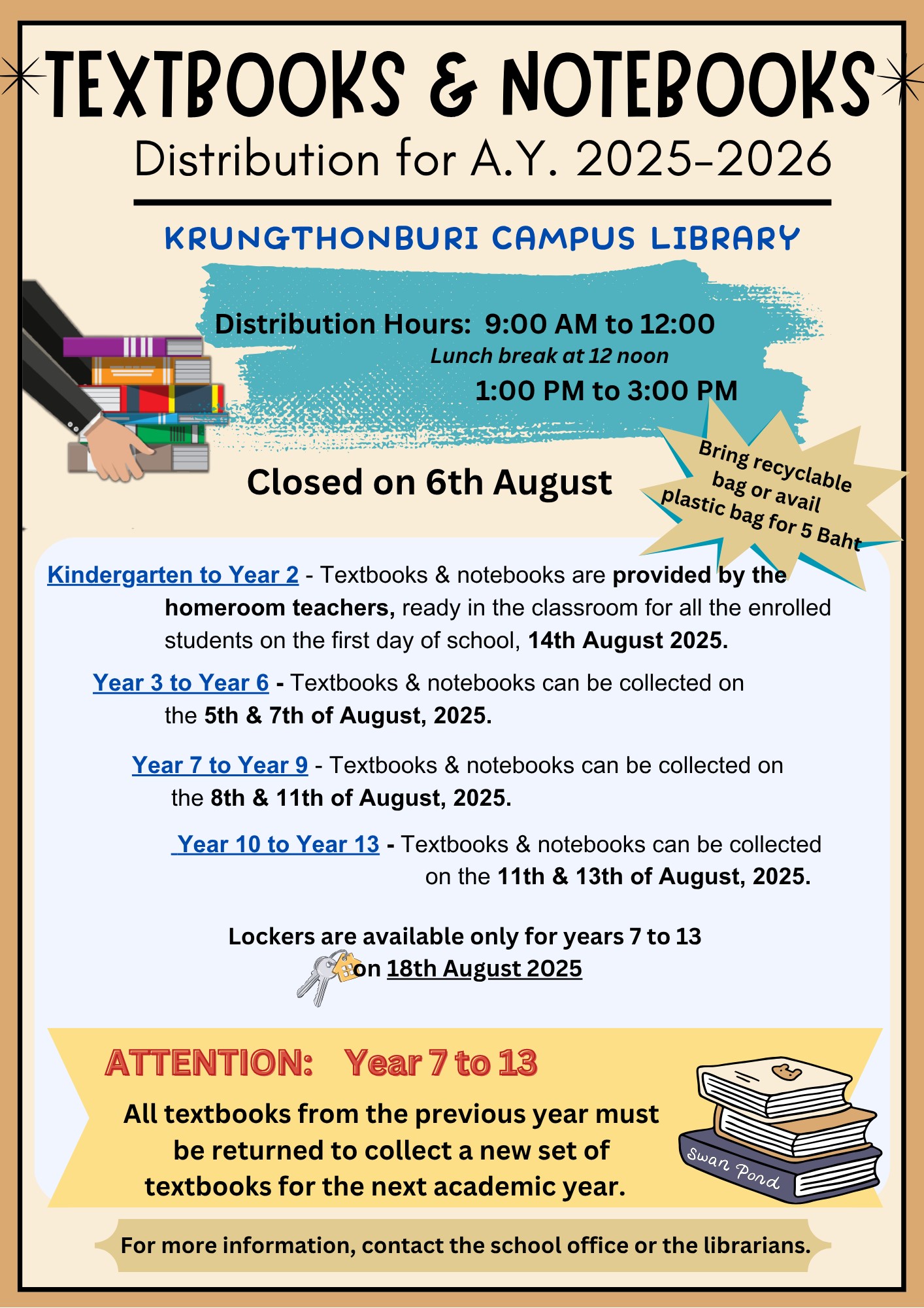 International - 💌TEXTBOOKS & NOTEBOOKS💌 Distribution for A.Y. 2025-2026 ...