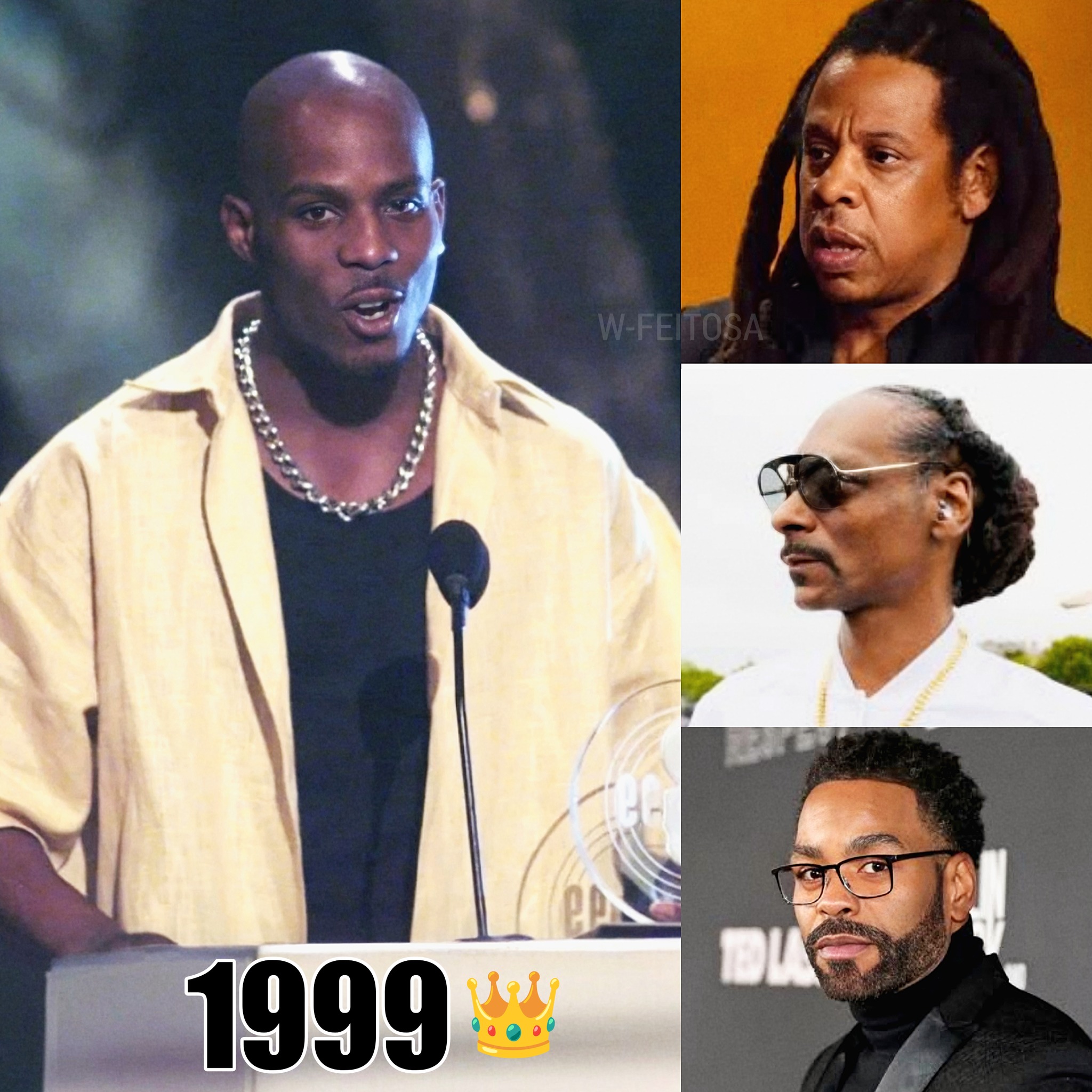 DMX at the Source Awards in 1999: In a defining moment for his 