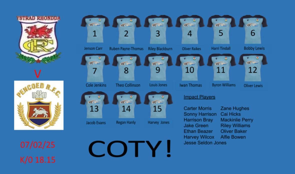 Ystrad - Double of header of rugby tomorrow night on the park. Our ...