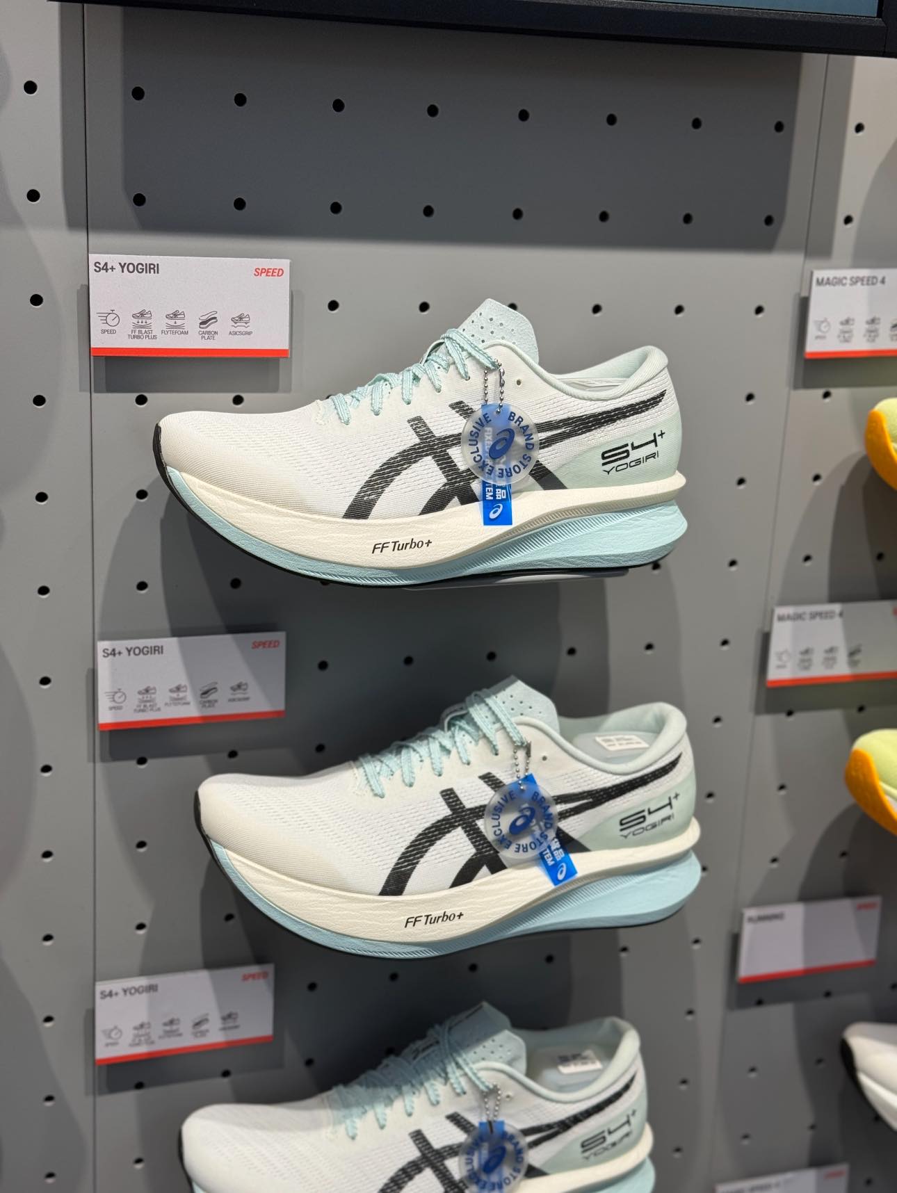 Asics S4+ Yogiri 'White Black Aqua' Sku:1013A158-100 Women size