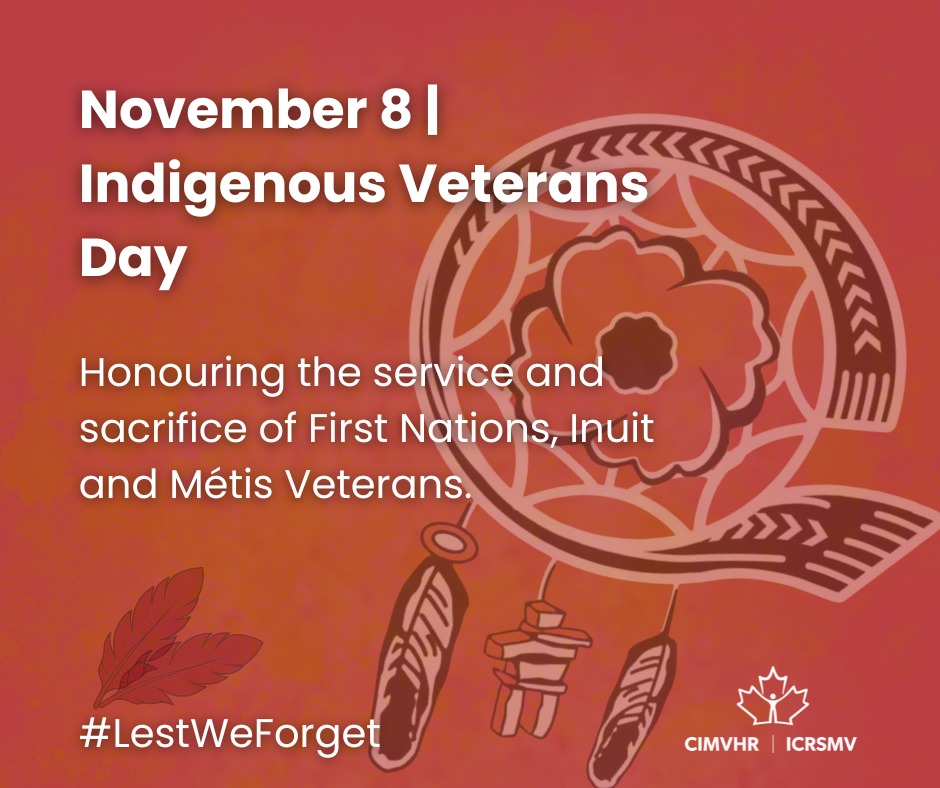 Today, on Indigenous Veterans Day, we honour the courage, strength and ...