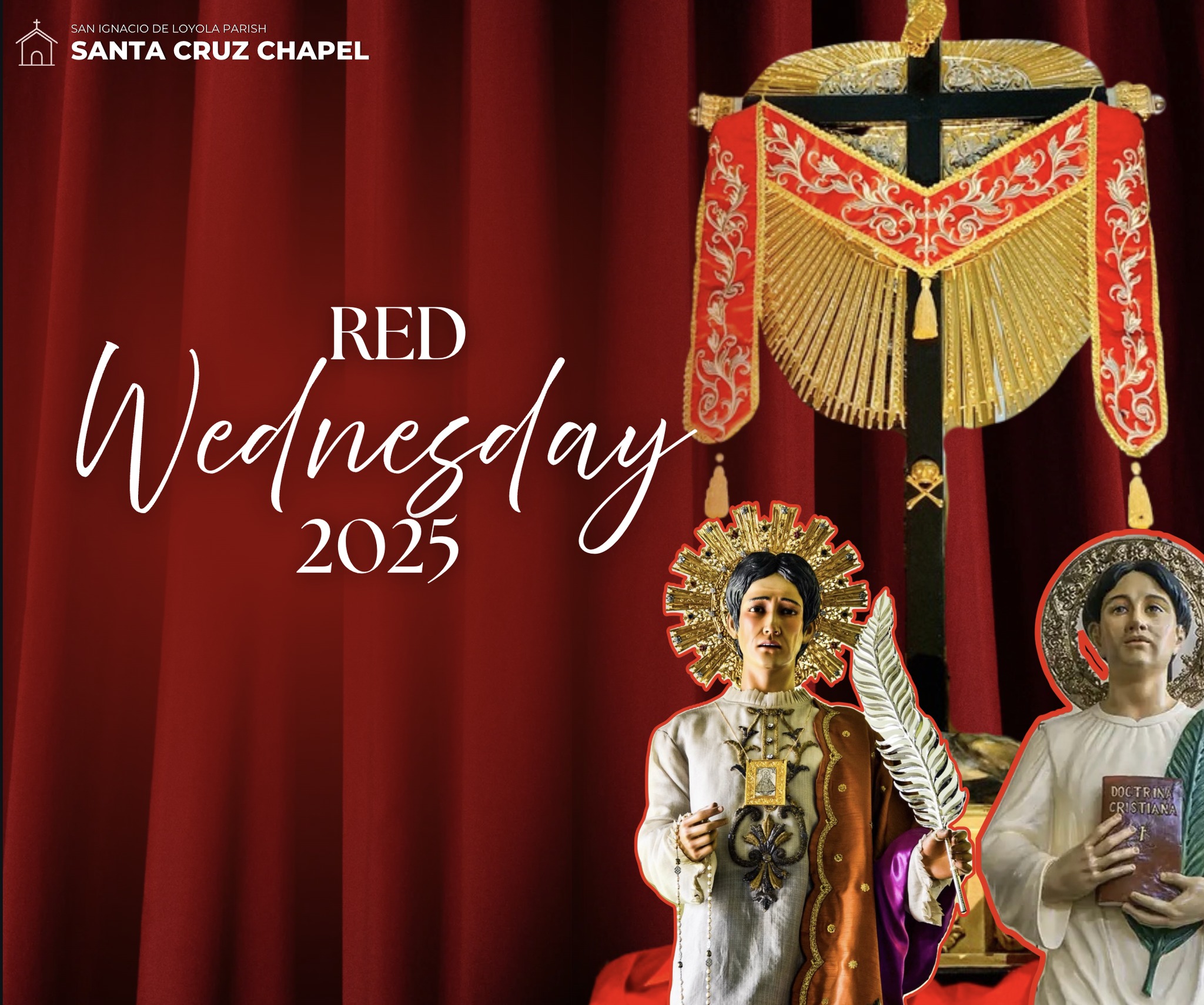 Sta. - What is 𝙍𝙀𝘿 𝙒𝙀𝘿𝙉𝙀𝙎𝘿𝘼𝙔? Red is the color of martyrdom. The ...