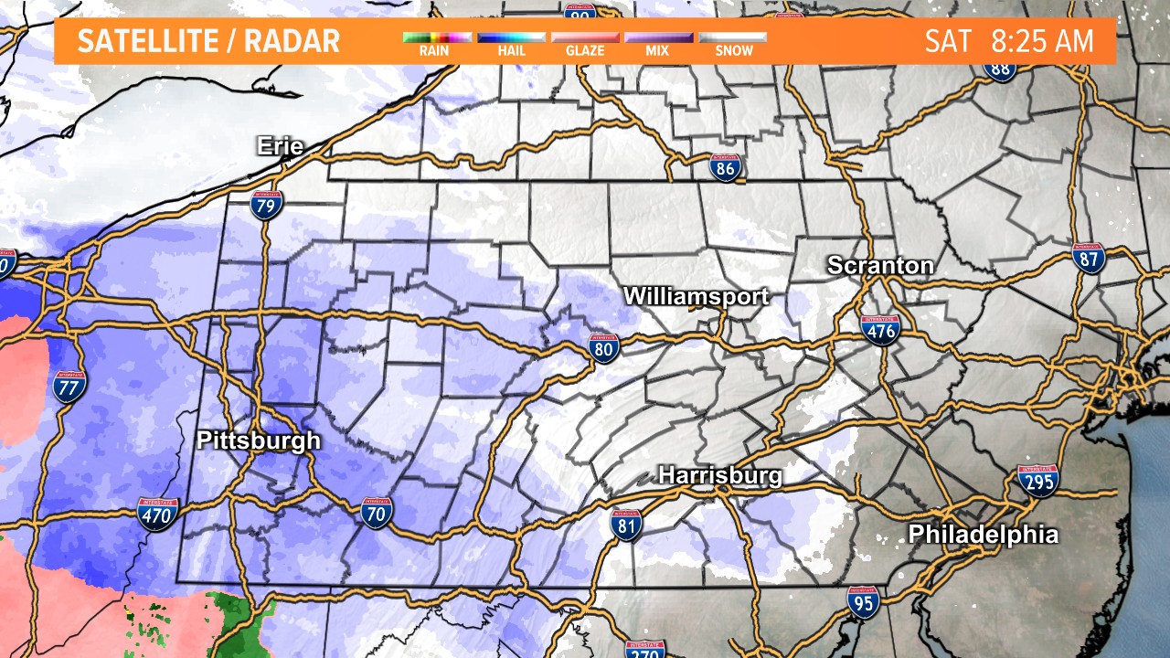 WNEP Weather - Snow is moving in from the west this... | Facebook