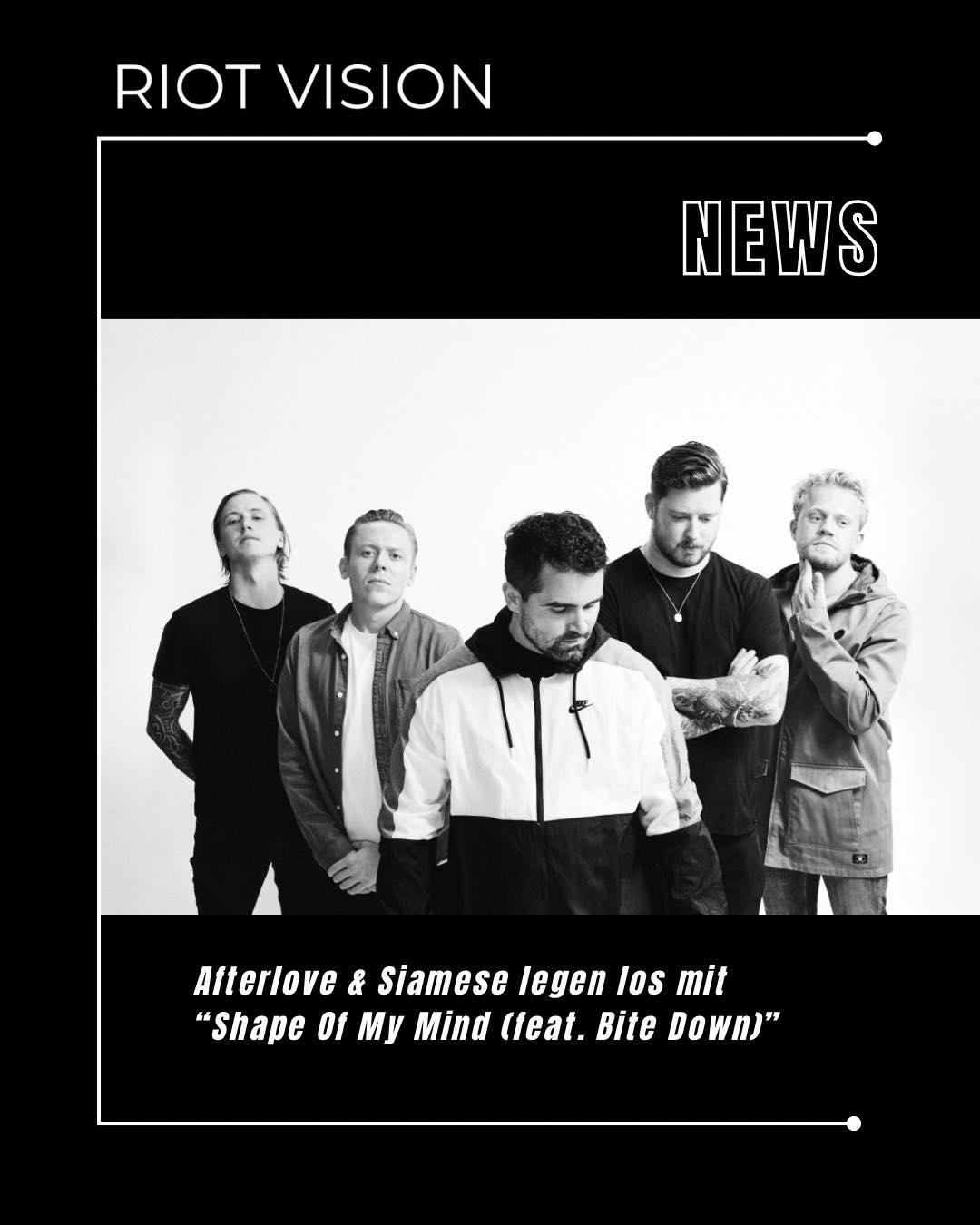 Riot - Mirza Radonjica, Vocalist von Siamese, startete mit Afterlove ...