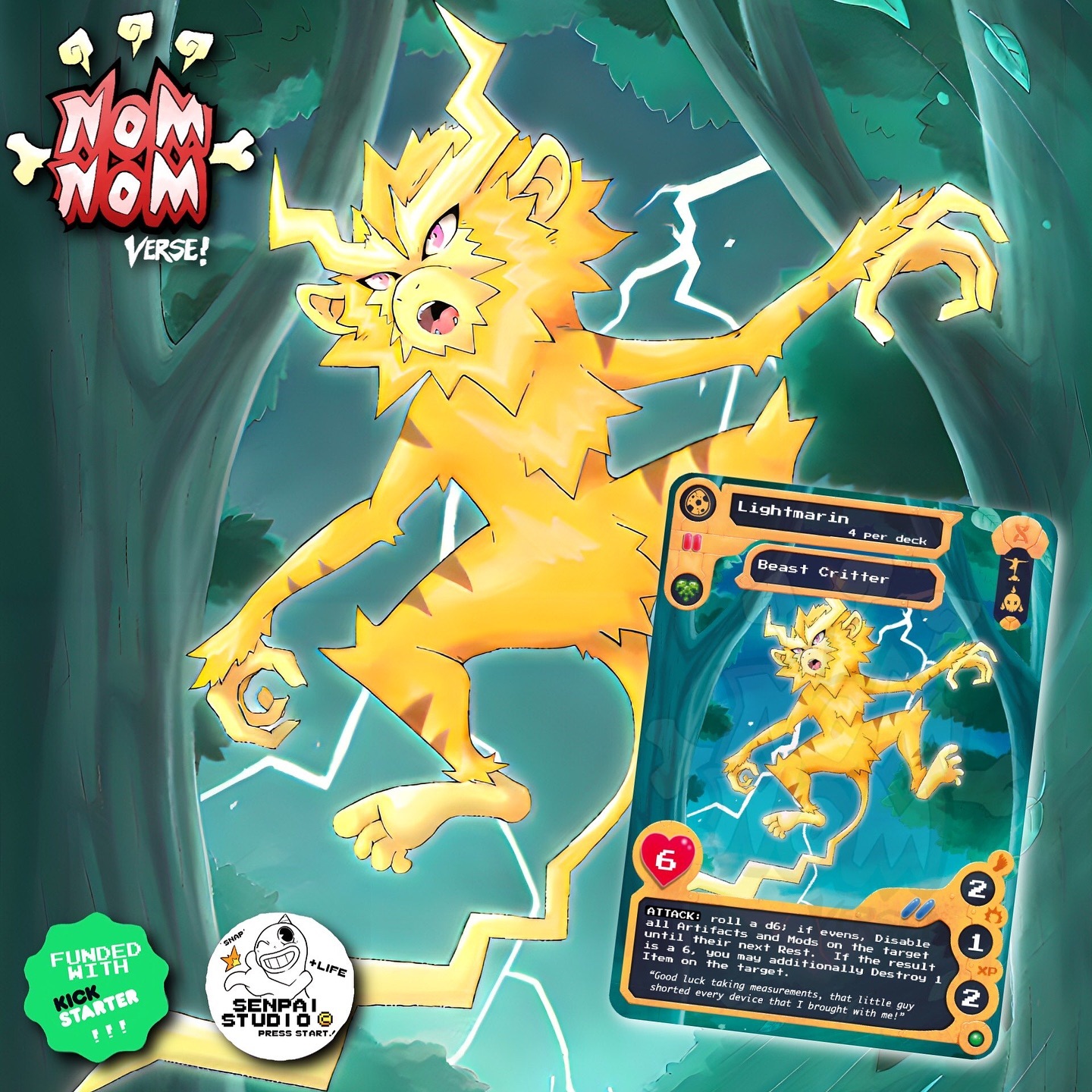 Emily - Meet the Lightmarin! A Nomster that I illustrated and created ...